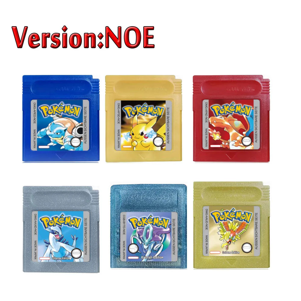 GBC Red/Crystal/Blue/Yellow/Gold/Green/Silver