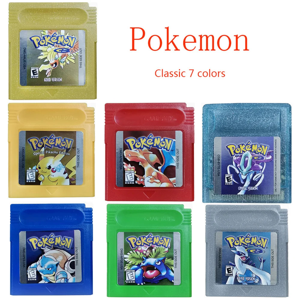 GBC Red/Crystal/Blue/Yellow/Gold/Green/Silver