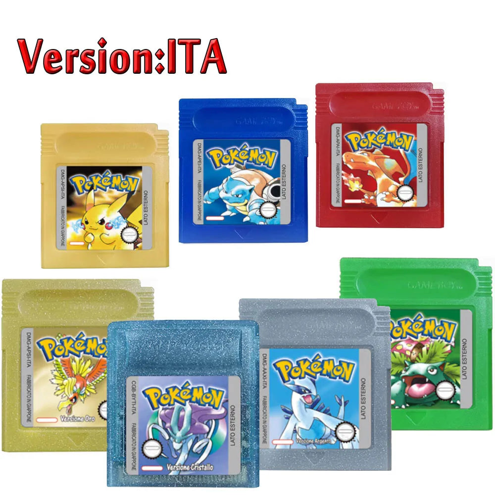 GBC Red/Crystal/Blue/Yellow/Gold/Green/Silver