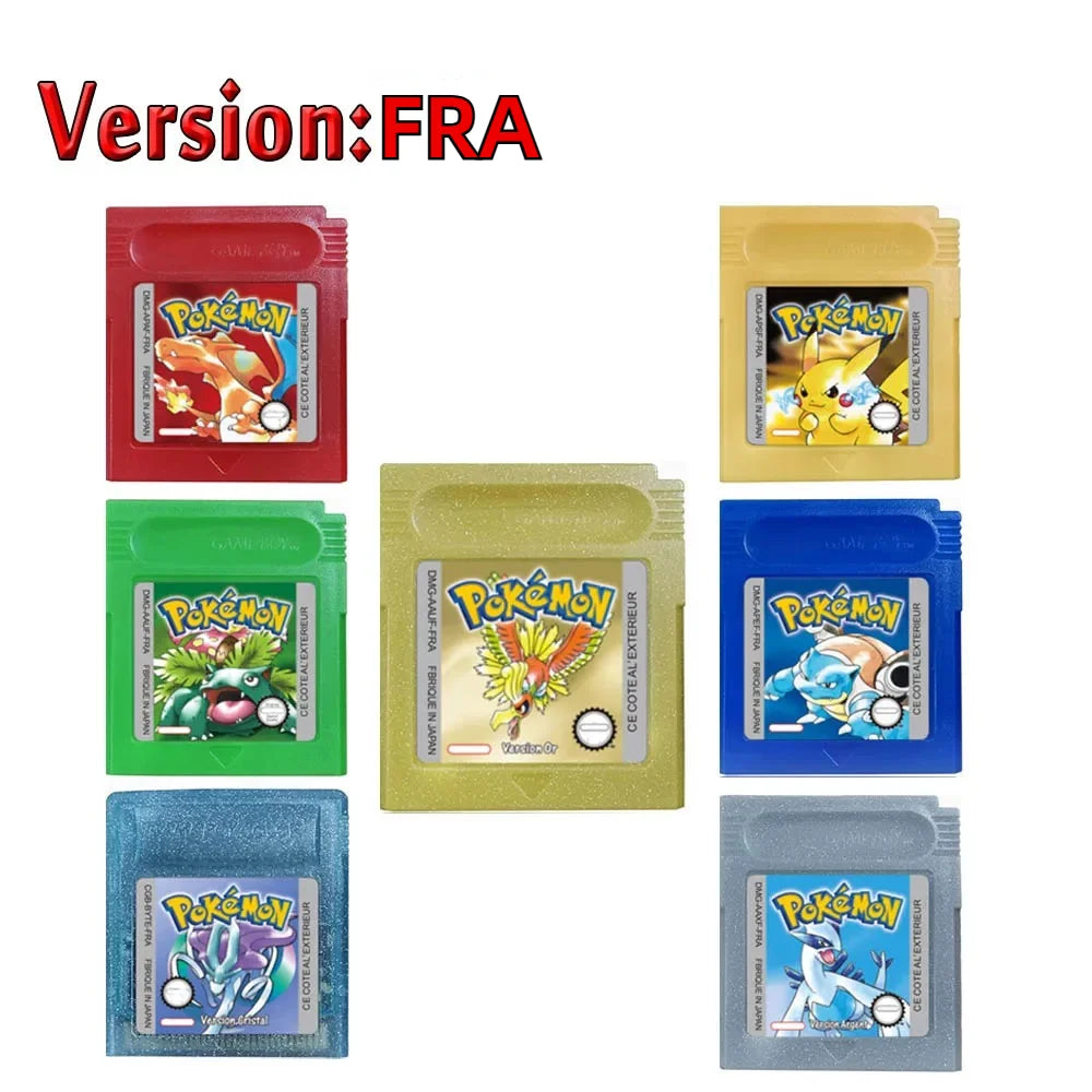 GBC Red/Crystal/Blue/Yellow/Gold/Green/Silver
