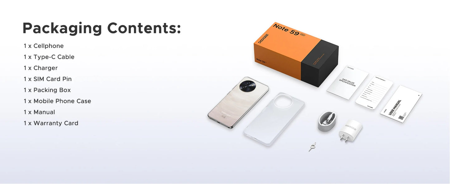 DOOGEE Note59 Pro 5G