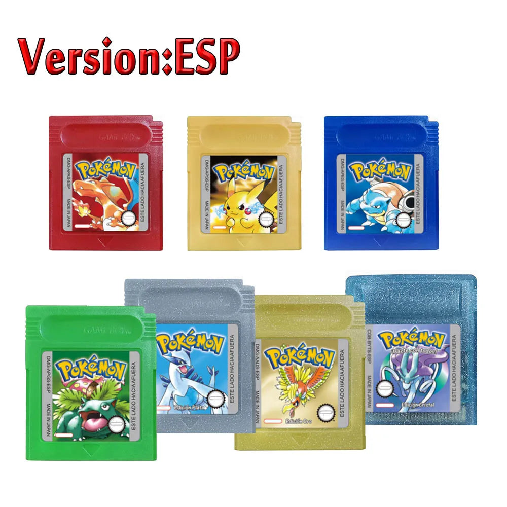 GBC Red/Crystal/Blue/Yellow/Gold/Green/Silver