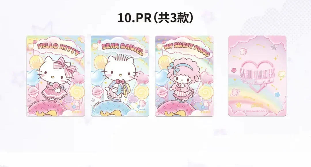 Sanrio "Shiny Dream" Cartas Colecionáveis