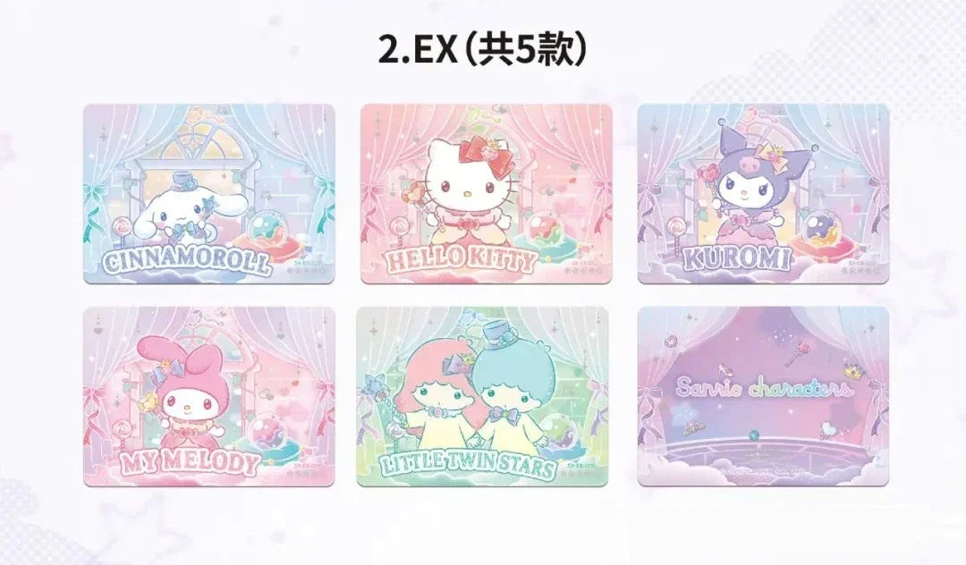 Sanrio "Shiny Dream" Cartas Colecionáveis