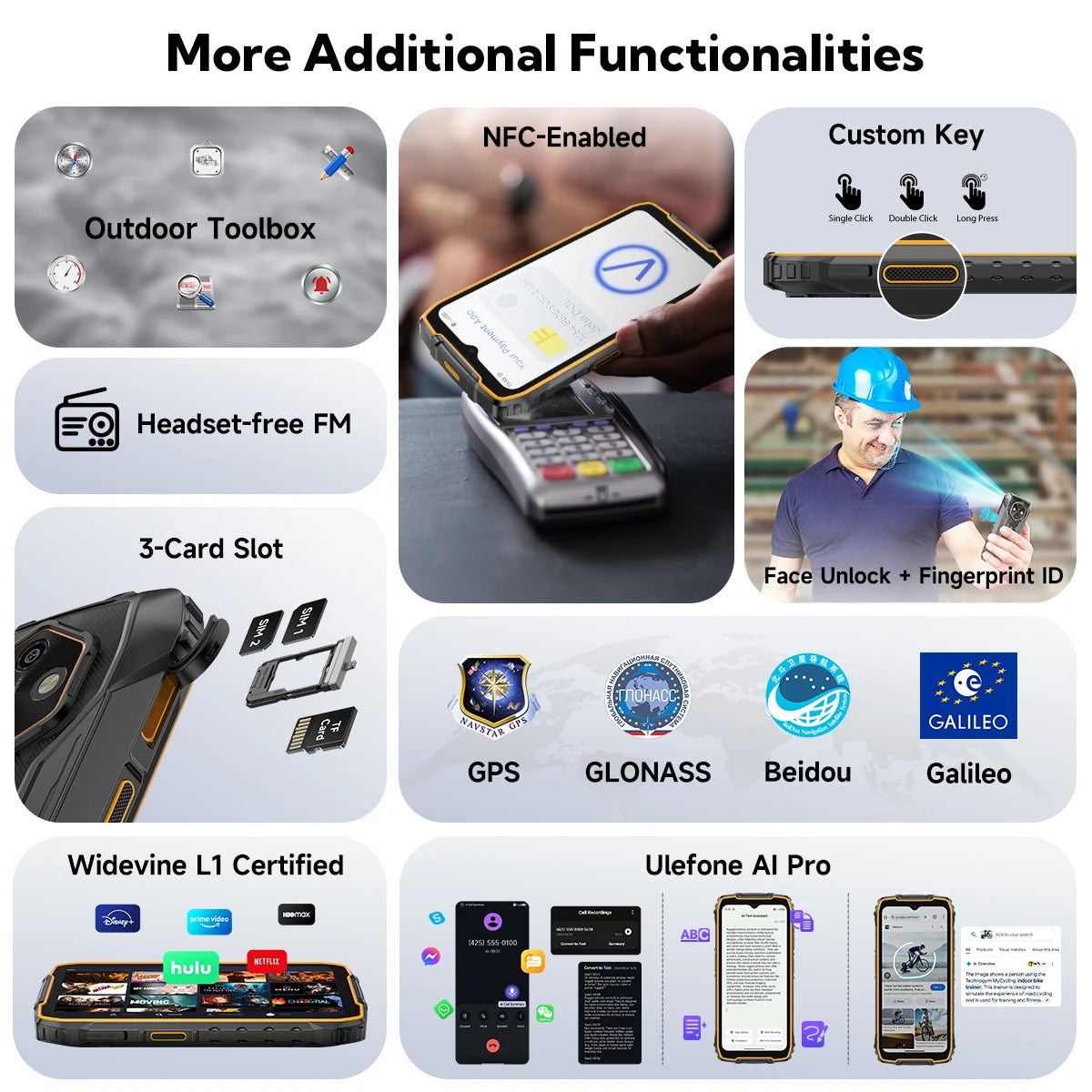 Ulefone RugKing 4 Pro stock limitado