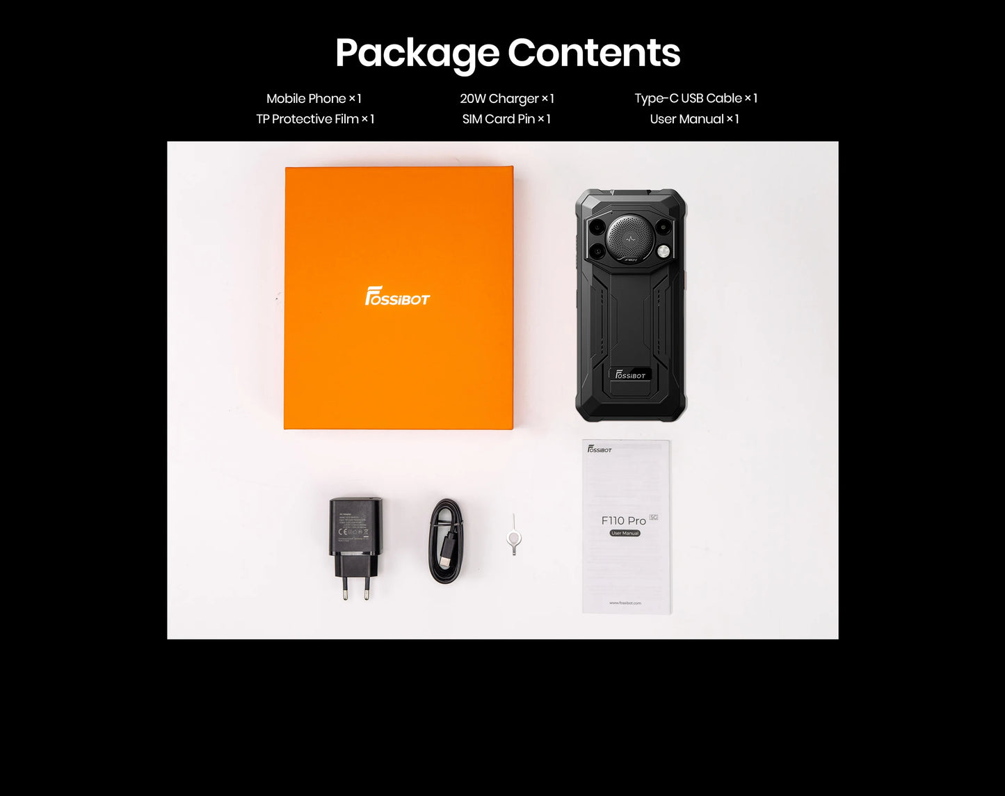 FOSSIBOT F110 Pro 8GB