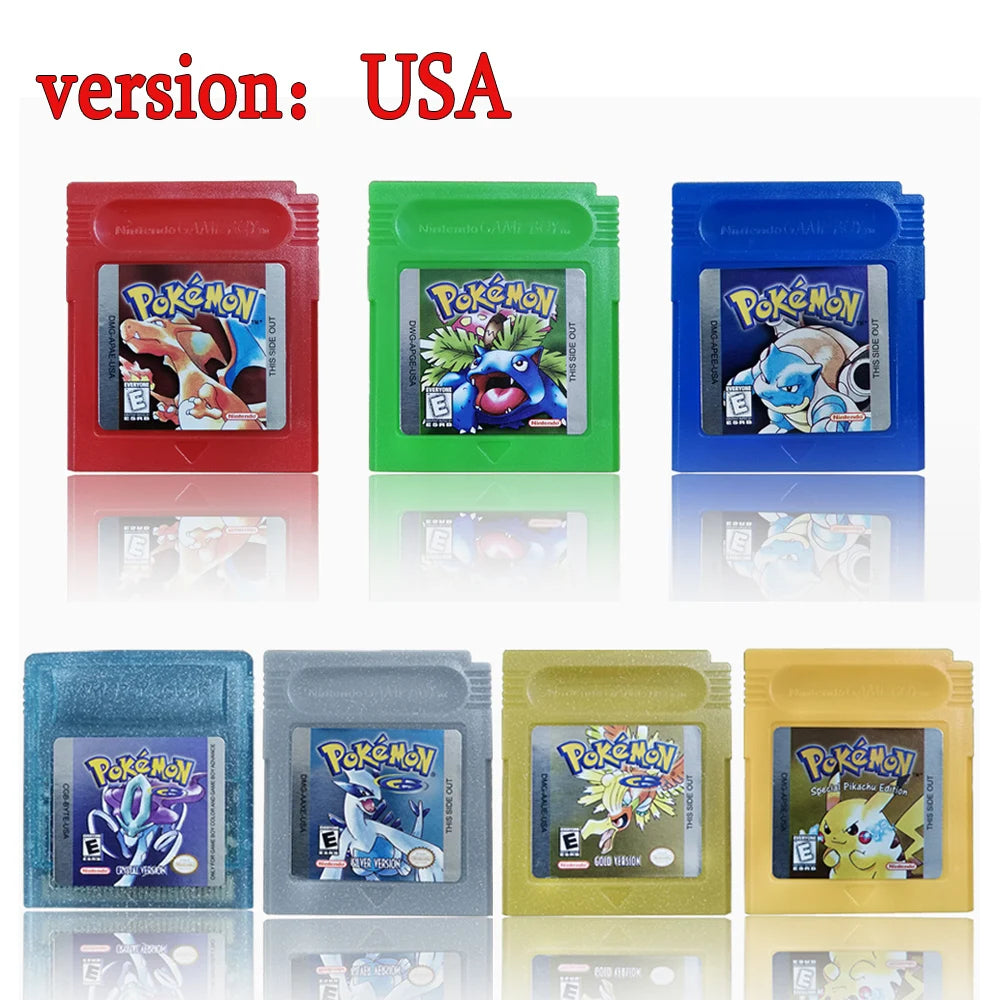 GBC Red/Crystal/Blue/Yellow/Gold/Green/Silver