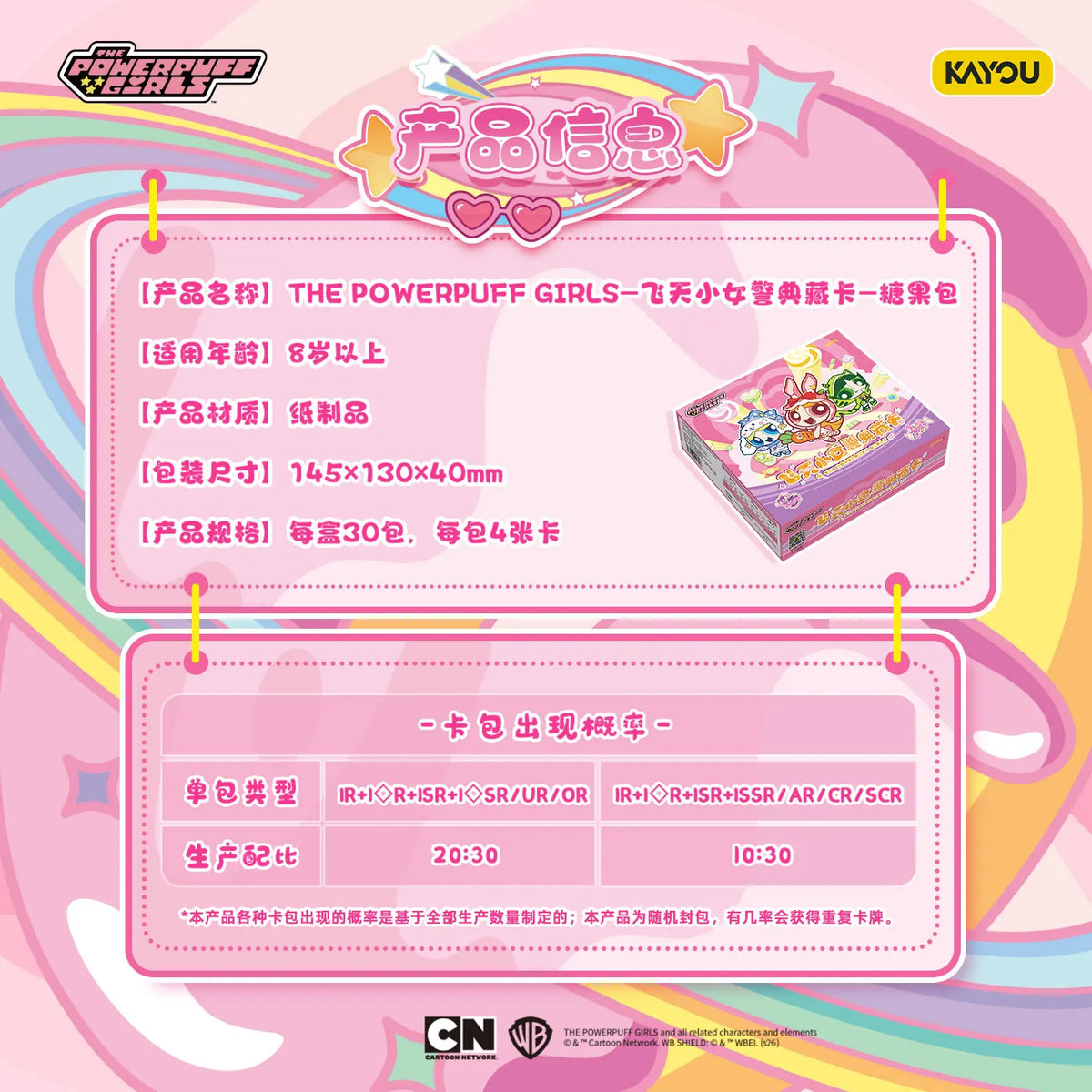 KAYOU The Powerpuff Girls TCG